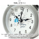 目覚まし時計 子供 女の子 アナログ 通販 目覚し時計 めざまし時計 置き時計 置時計 卓上時計 時計 とけい アラーム クロック おしゃれ かわいい ツインベル ナイトライト コンパクト