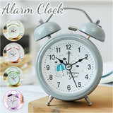目覚まし時計 子供 女の子 アナログ 通販 目覚し時計 めざまし時計 置き時計 置時計 卓上時計 時計 とけい アラーム クロック おしゃれ かわいい ツインベル ナイトライト コンパクト