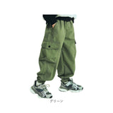カーゴパンツ キッズ 通販 パンツ ズボン ロングパンツ キッズズボン ウエストゴム 裾ゴム 子供 子ども こども 男子 男の子 長ズボン ゆったり 子供服 子ども服 ダンス ヒップ ホップ