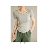 カットソー 半袖 レディース 通販 Tシャツ tシャツ 半袖Tシャツ 半袖tシャツ レディースTシャツ レディースtシャツ 薄手 薄い ナチュラル きれいめ トップス ベーシック シンプル 無地