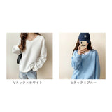 トレーナー レディース 通販 スウェット スエット シャツ プルオーバー トップス 無地 シンプル 長袖 ゆったり 大きめ オーバーサイズ ドロップショルダー デイリー 普段着 カジュアル