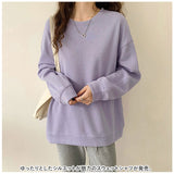 トレーナー レディース 通販 スウェット スエット シャツ プルオーバー トップス 無地 シンプル 長袖 ゆったり 大きめ オーバーサイズ ドロップショルダー デイリー 普段着 カジュアル