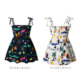 キャミワンピ キッズ 通販 ワンピース キャミソールワンピース ミニワンピース キャミワンピース 子供 子ども かわいい 女の子 ガールズ 綿 コットン 袖なし 夏服 夏物 シャーリング