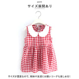 ワンピース キッズ ノースリーブ 通販 襟付き ノースリーブワンピ ミニワンピース ガールズ ワンピ 子供 子ども かわいい 女の子 綿 コットン 袖なし 夏服 夏物 ミニスカート ミニ