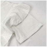 半袖 カットソー レディース 通販 Tシャツ トップス プルオーバー フリル袖 綿 コットン クルーネック 通勤 通学 カジュアル オフィスカジュアル 大人 上品 春 夏 おしゃれ かわいい