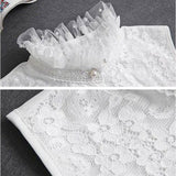 付け襟 レース ハイネック 通販 つけ襟 フリル フェイクカラー レディース 付け衿 つけえり つけエリ レイヤード 女性 学生 おしゃれ オシャレ 上品 可愛い かわいい 大人可愛い 重ね着