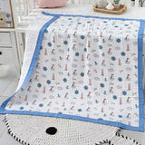 ガーゼケット 赤ちゃん 通販 約 110×110cm 6重ガーゼケット ベビー 正方形タオルケット タオルケット 綿100％ ベビーバスタオル バスタオル 掛け布団 夏用 コットン タオル 洗える 夏