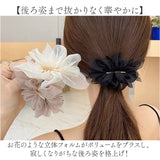 バレッタ 大きめ 通販 シフォンバレッタ ヘアアクセサリー レディースヘアアレンジ 大人可愛い ヘアクリップ まとめ髪 上品清楚 髪飾り 普段使い 通勤 通学 結婚式 二次会 髪留め