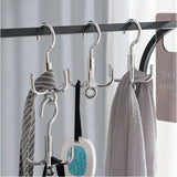 フックハンガー タコ足ハンガー 2本セット 通販 収納用ハンガー フック式ハンガー タコ脚ハンガー 収納ハンガー 多脚ハンガー マルチハンガー 多収納ハンガー 多機能 タコ足 フック式