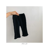 キッズ ベビー パンツ ボトムス 通販 子ども こども 女の子 プリーツ フレア ズボン コットン 綿 子供服 長ズボン ロングパンツ ガールズ やわらかい 部屋着 ルームウェア カジュアル