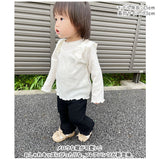 キッズ ベビー パンツ ボトムス 通販 子ども こども 女の子 プリーツ フレア ズボン コットン 綿 子供服 長ズボン ロングパンツ ガールズ やわらかい 部屋着 ルームウェア カジュアル
