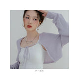 カーディガン ボレロ レディース 通販 カーデガン ニットカーディガン ボレロカーディガン 夏 春 薄手 長袖 羽織り 重ね着 きれいめ トップス 冷房対策 サマーカーディガン おしゃれ