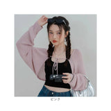 カーディガン ボレロ レディース 通販 カーデガン ニットカーディガン ボレロカーディガン 夏 春 薄手 長袖 羽織り 重ね着 きれいめ トップス 冷房対策 サマーカーディガン おしゃれ