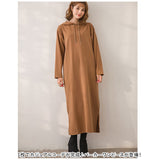 パーカーワンピース レディース 通販 ワンピース ワンピ ルームウェア ロングスカート フード付き パーカー 長袖 ロング丈 ロング Aライン 無地 シンプル カジュアル 通勤 通学