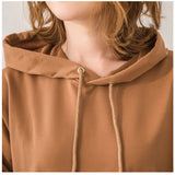 パーカーワンピース レディース 通販 ワンピース ワンピ ルームウェア ロングスカート フード付き パーカー 長袖 ロング丈 ロング Aライン 無地 シンプル カジュアル 通勤 通学