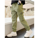 キッズ カーゴパンツ 男の子 通販 カーゴ パンツ ジュニア キッズパンツ ロングパンツ 長ズボン ボトムス 子供服 コットン ボーイズ ガールズ 子供 子ども 女の子 小学生 中学生 無地