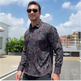 長袖 アロハシャツ メンズ 通販 長袖シャツ ハワイアンシャツ 柄シャツ カジュアルシャツ シャツブラウス 総柄シャツ 花柄シャツ リゾートウェア 男性 男子 紳士 春秋 秋冬 きれいめ