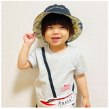 キッズ 帽子 バケットハット 通販 日除け帽子 キッズ帽子 日よけ帽子 男の子 女の子 ベビー帽子 日除け 日よけ 小学生 子供 こども 子ども 春 夏 春夏 リバーシブル あご紐付き あごひも