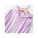 uvカット パーカー キッズ 通販 ラッシュガード ジップアップ ファスナー 長袖 羽織 羽織り 薄手 軽量 uv uv対策 吸水 速乾 ひんやり 接触冷感 親子ペア 子供 子ども こども 日焼け止め