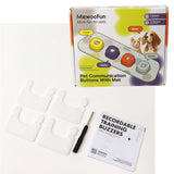 会話ボタン 犬 通販 録音ボタン おしゃべりボタン ペット 知育玩具 話すボタン 音声ボタン トレーニングブザー コミュニケーションボタン ボタン ベル 犬おもちゃ 音声録音 遊び 会話