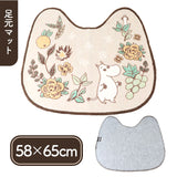 ムーミン トイレ グッズ 通販 トイレカバー セット 北欧 2点セット トイレ足元マット フタカバー 蓋 カバー ふたカバー O型 U型 洗浄暖房型 おしゃれ かわいい キャラクター MOOMIN 花柄