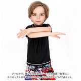 水着 セット 子供 通販 女の子 男の子 水着セット ラッシュガード セットアップ ハーフパンツ 水陸両用 2点セット セット 上下セット 子ども水着 子供水着 ビーチ リゾート プール 海