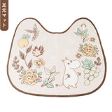 ムーミン トイレ グッズ 通販 トイレカバー セット 北欧 3点セット トイレマット トイレ蓋カバー ふたカバー O型 U型 洗浄暖房型 スリッパ おしゃれ かわいい キャラクター MOOMIN 花柄