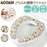 ムーミン トイレ グッズ 通販 便座シート 便座クッション 便座カバー 吸着シート 便座 カバー 貼るタイプ 貼る ふわふわ おしゃれ かわいい 北欧 キャラクター MOOMIN 厚手 洗える U型