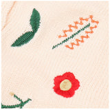 キッズ ニット 刺繍 女の子 通販 重ね着 ノースリーブ 子ども服 子供服 キッズ服 女子 女児 ボタン 柄 春 秋 冬 花 フラワー 子供 子ども こども ガールズ かわいい 可愛い 春物 秋物