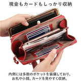 お財布ショルダー レディース 通販 スマホショルダー スマホポーチ ポーチ スマホ 財布 ポシェット バック ショルダーバッグ 肩掛け 斜めかけ 斜めがけ がま口 カードポケット