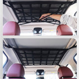 車 天井収納 ネット M 通販 車内天井収納ネット 車内天井ネット ルーフネット 車内 天井 収納 天井ネット カー用品 便利グッズ 吊り下げ収納 車内収納 車内収納グッズ 天井収納ポケット