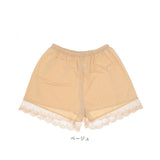 ペチパンツ レース 通販 ペチコートパンツ用 ペチコート パンツ インナーパンツ ショートパンツ アンダーウェア ランジェリー 下着 ルームウェア 肌着 婦人用 パンツ タップパンツ 無地