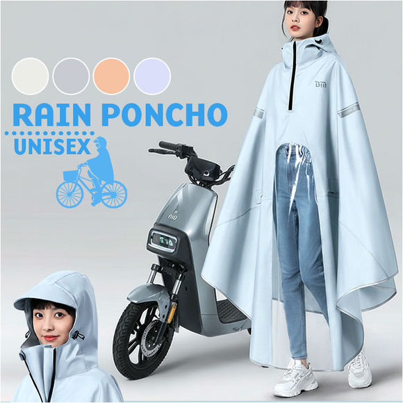 レインポンチョ 自転車 リュック 通販 レインウェア カッパ ポンチョ 雨カッパ 雨具 リュック対応 自転車用レインコート サイクルレインコート レディース メンズ 男女兼用 ロング 通学