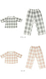 ルームウェア レディース 上下 通販 上下セット 七分袖 パジャマ ガーゼパジャマ ナイトウェア リラックスウェア セットアップ 七分丈 チェック 綿 ガーゼ 春 夏 キュート ギフト