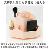 ペン立て 回転 通販 ペンスタンド 鉛筆立て 多機能 大容量 360°360度 おしゃれ 卓上収納 まわるペンホルダー 9ポケット パーティション プラスチック オフィス デスク 学習机