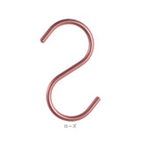 S字フック おしゃれ 通販 Sカン S字 フック S形フック エス字フック エスフック 丈夫 アルミ 金具 バックハンガー 収納 錆びにくい 物掛け 吊り下げ 洗濯 小物掛け お風呂 キッチン