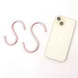 S字フック おしゃれ 5枚セット 通販 Sカン 5個 セット S字 フック S形フック エス字フック エスフック 丈夫 アルミ 金具 バックハンガー 収納 錆びにくい 物掛け 吊り下げ 洗濯 小物掛け