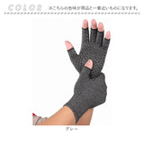 着圧手袋 手袋 サポーター 通販 手ぶくろ てぶくろ 着圧サポーター 手 指 手指 着圧 着圧感 滑り止め すべり止め ハーフフィンガー 柔らかい 掴みやすい 伸縮性 伸びる 両手 セット