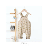 キッズ サロペット コットン ベビー 通販 オーバーオール パンツ オールインワン 赤ちゃん 子供服 女の子 男の子 子供 幼児 こども 子ども ゆったり ワイド 柄 模様 綿 カジュアル