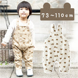 キッズ サロペット コットン ベビー 通販 オーバーオール パンツ オールインワン 赤ちゃん 子供服 女の子 男の子 子供 幼児 こども 子ども ゆったり ワイド 柄 模様 綿 カジュアル