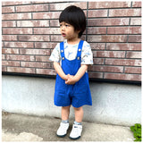 キッズ オーバーオール コットン ベビー 通販 オーバーオール パンツ オールインワン 赤ちゃん 子供服 女の子 男の子 子供 幼児 こども 子ども ゆったり ワイド 無地 シンプル カジュアル