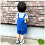 キッズ オーバーオール コットン ベビー 通販 オーバーオール パンツ オールインワン 赤ちゃん 子供服 女の子 男の子 子供 幼児 こども 子ども ゆったり ワイド 無地 シンプル カジュアル