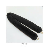 ショルダーストラップ 太め バッグ用 通販 ショルダーベルト 肩掛けベルト ストラップ もこもこ バッグストラップ 付け替え カバン用ショルダーベルト フェイクファー 斜め掛け