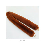 ショルダーストラップ 太め バッグ用 通販 ショルダーベルト 肩掛けベルト ストラップ もこもこ バッグストラップ 付け替え カバン用ショルダーベルト フェイクファー 斜め掛け