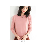 セーター ニット 秋 冬 レディース 通販 ニットセーター 丸首 タイト 長袖 きれいめ ストレッチ 伸縮性 あったか あたたかい ソフト 柔らかい やわらかい シンプル 韓国 カジュアル