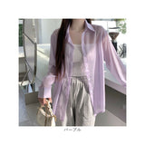 シアーシャツ レディース 長袖 通販 シアー シャツ 着回し ドロップショルダー シースルー オーガンジー ゆったり スリット 透け感 無地 冷房対策 冷え対策 きれいめ キレイめ 光沢感