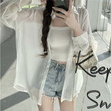 シアーシャツ レディース 長袖 通販 シアー シャツ 着回し ドロップショルダー シースルー オーガンジー ゆったり スリット 透け感 無地 冷房対策 冷え対策 きれいめ キレイめ 光沢感