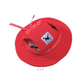 犬帽子 通販 ペット用 犬用 帽子 ハット ドッグハット ペットハット リボン 熱中症対策 夏バテ 日射病 日除け 日よけ お散歩 お出かけ 小型犬 犬服 猫 ネコ ねこ かぶりもの ドッグウエア