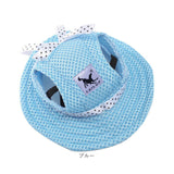 犬帽子 通販 ペット用 犬用 帽子 ハット ドッグハット ペットハット リボン 熱中症対策 夏バテ 日射病 日除け 日よけ お散歩 お出かけ 小型犬 犬服 猫 ネコ ねこ かぶりもの ドッグウエア