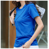 tシャツ レディース 半袖 通販 半袖tシャツ カットソー Tシャツ シャツ トップス きれいめ おしゃれ カジュアル シンプル 無地 インナー 白 ホワイト ピンク パープル ブルー 青